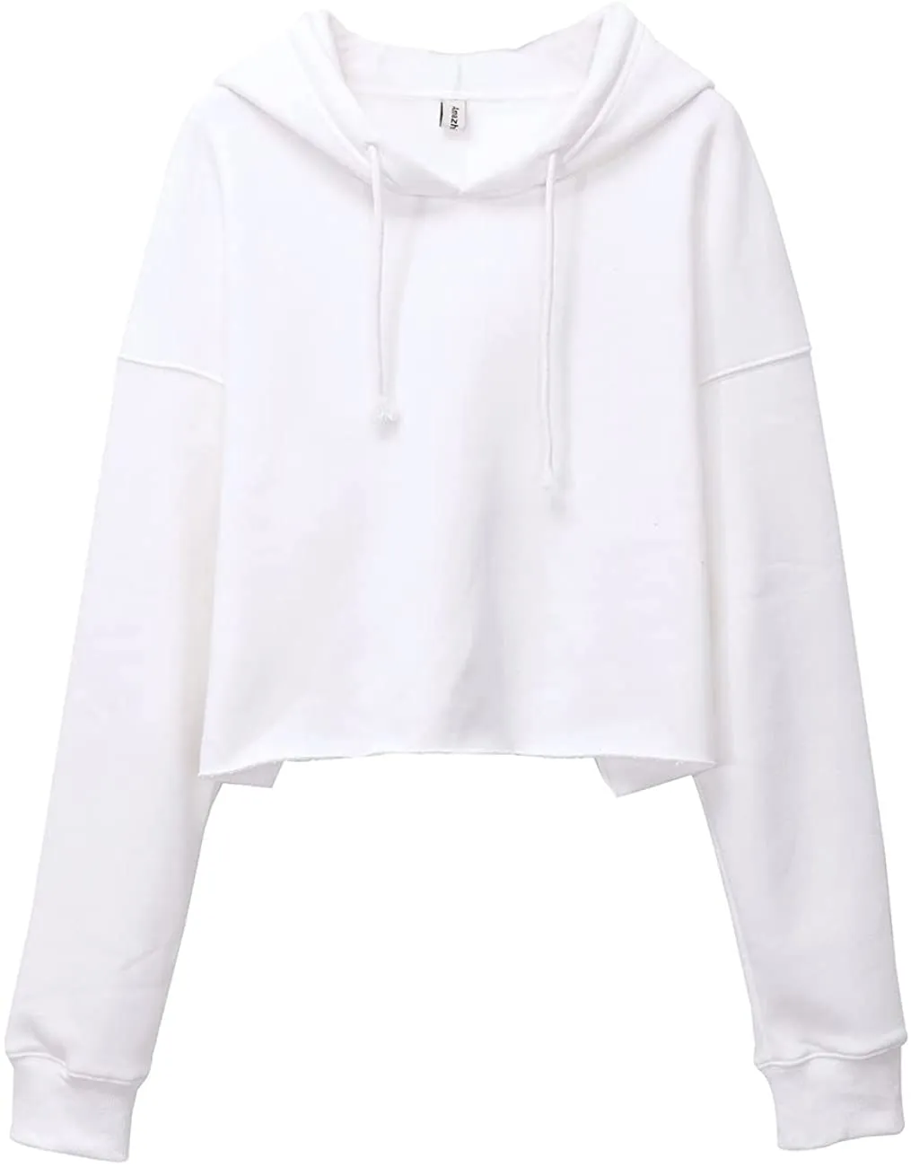 Amazhiyu Women's Fleece Cropped Hoodies Sweatshirt with Hooded