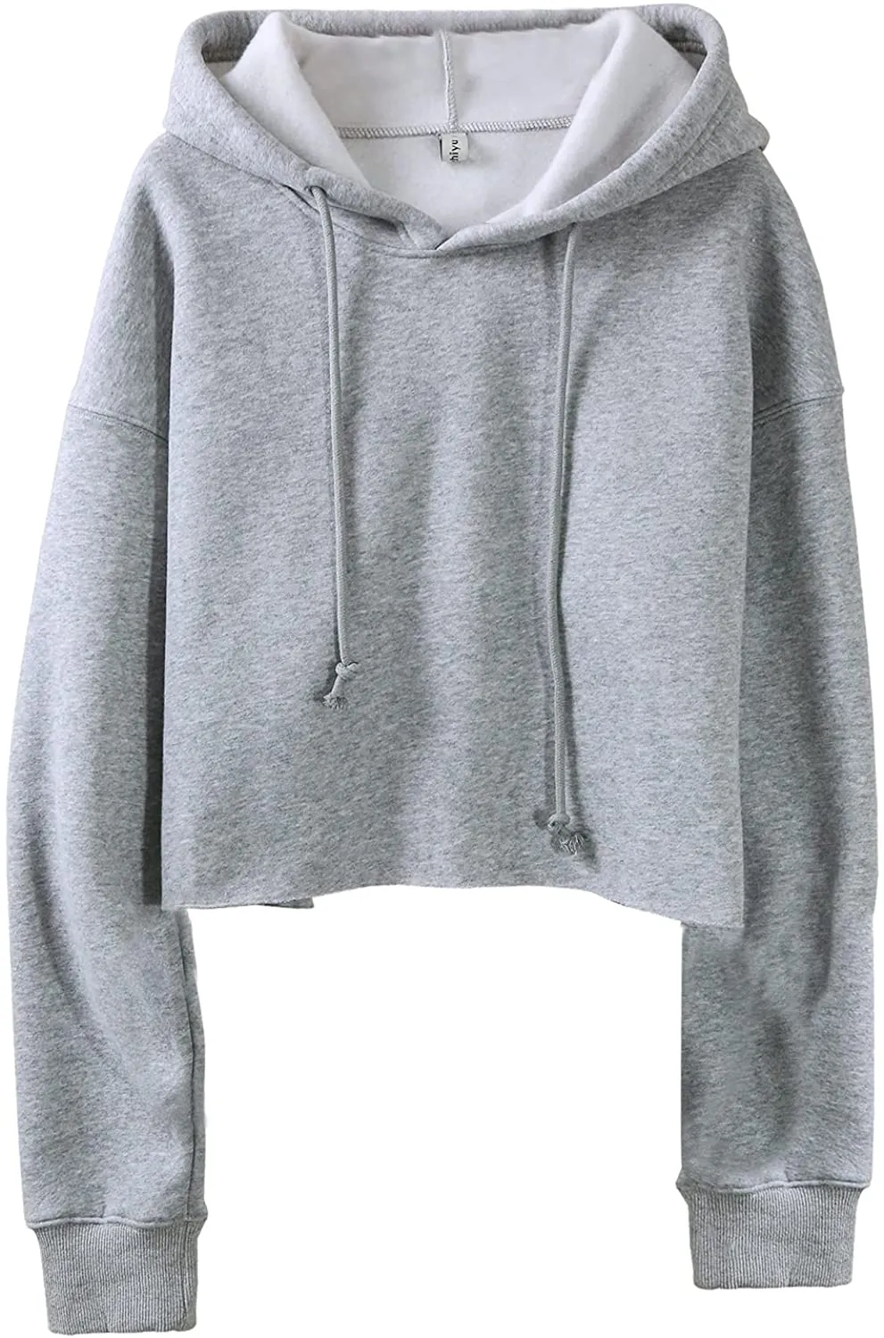 Amazhiyu Women's Fleece Cropped Hoodies Sweatshirt with Hooded