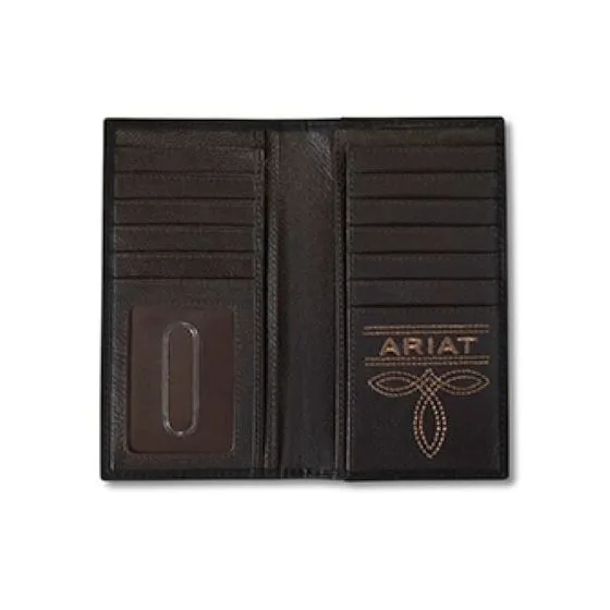 Ariat Rodeo Feather Embossed Wallet & Checkbook Cover