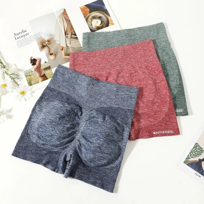 Attractive Hip High Waist Stretch Yoga Shorts