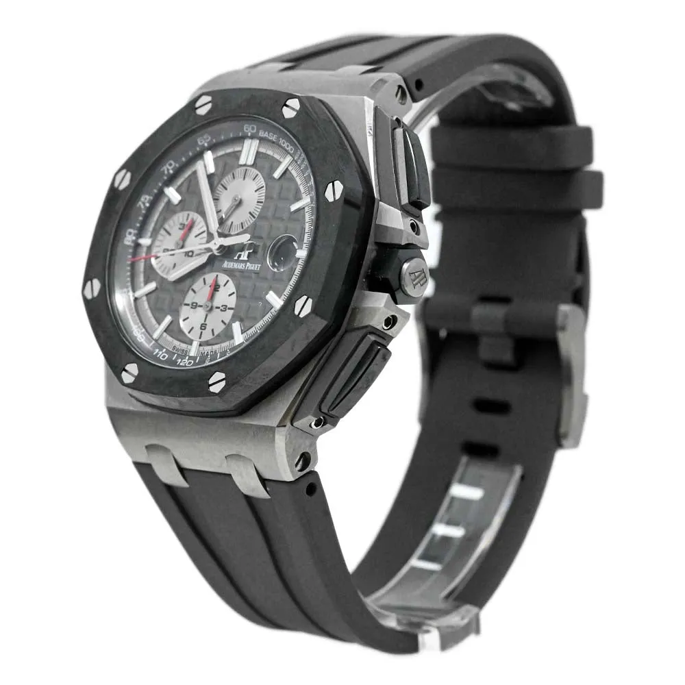 Audemars Piguet Men's Royal Oak Offshore Titanium 44mm Slate Grey Chronograph Dial Watch Reference #: 26400IO.OO.A004CA.01