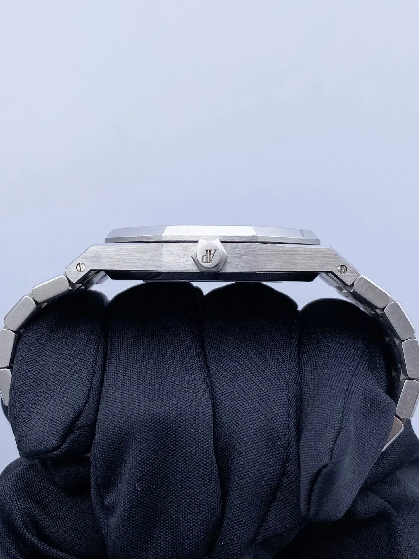 Audemars Piguet Royal Oak 15300ST White Dial Mens Watch Box Papers