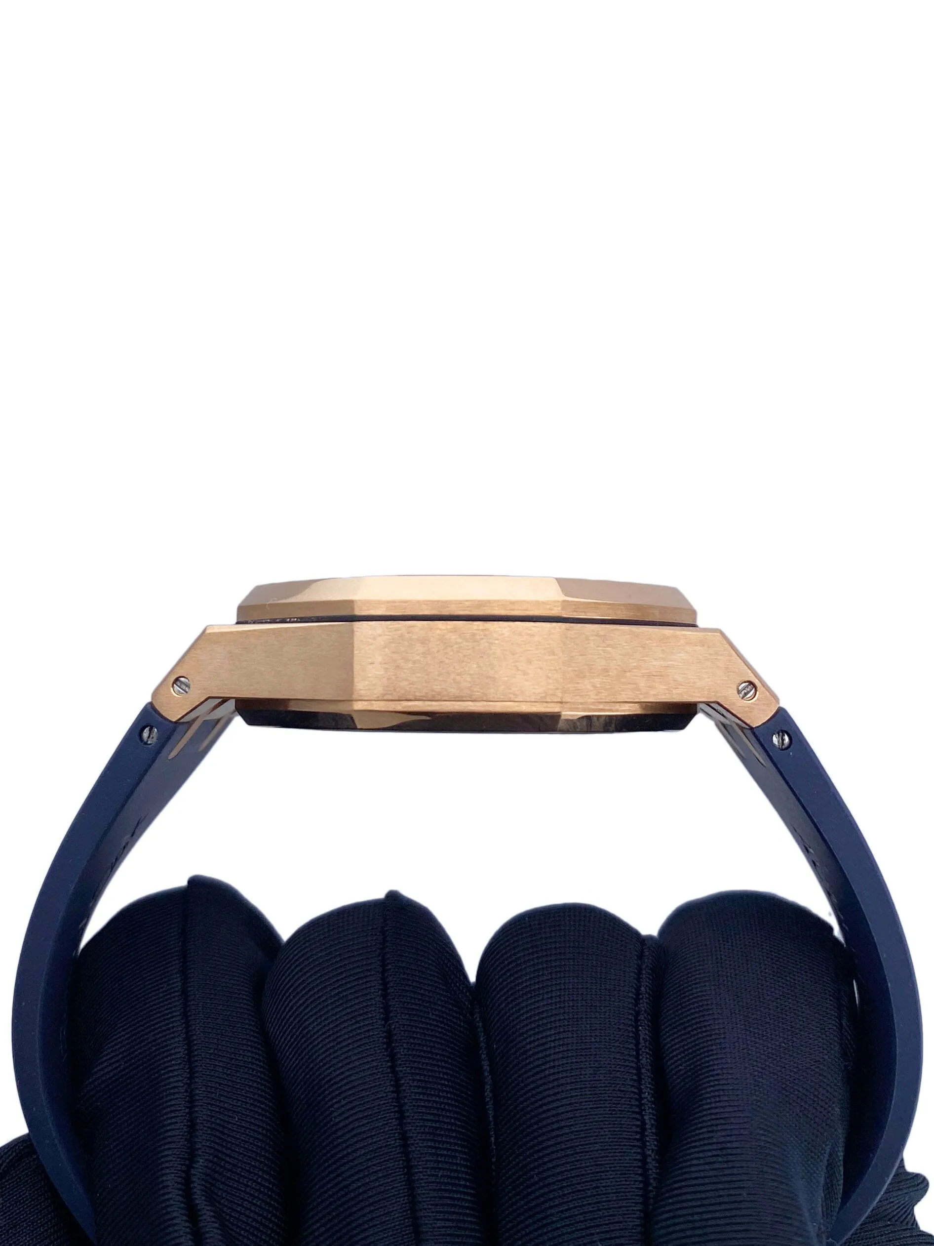 Audemars Piguet Royal Oak 26239OR Blue Dial 18k Rose Gold Mens Watch With Papers