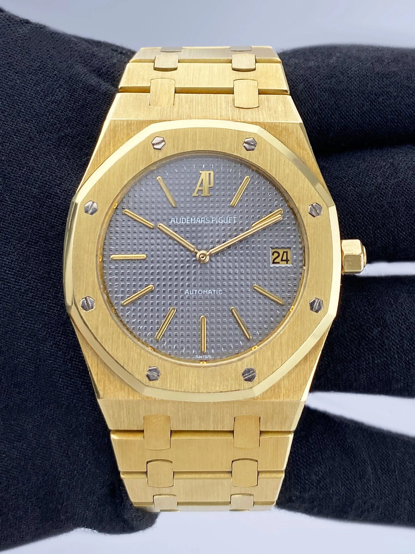 Audemars Piguet Royal Oak Jumbo 5402BA Gray Dial Mens Watch