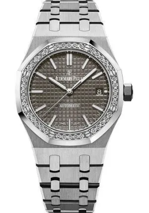 Audemars Piguet Royal Oak Selfwinding Watch Grey Dial 37mm - 15451ST.ZZ.1256ST.02