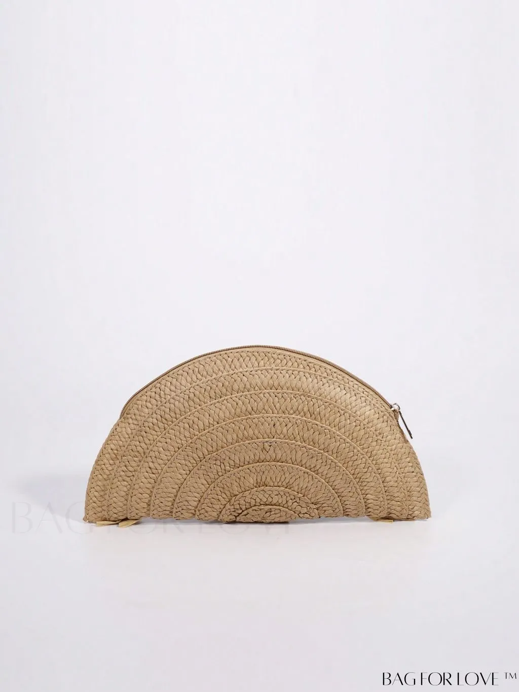 BagForLove - Chic Color Block Straw Bag with Fringe Trim - Perfect for Vacation