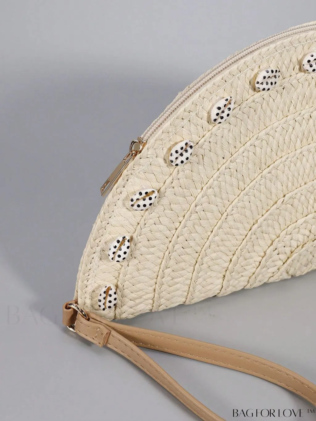 BagForLove - Chic Wristlet Bag with Shell Decoration for Stylish Vacation