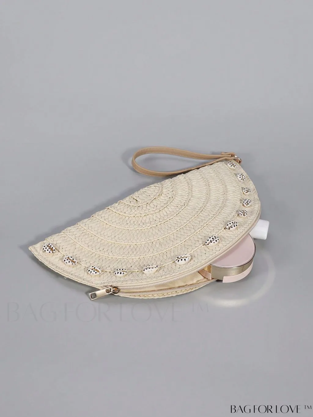 BagForLove - Chic Wristlet Bag with Shell Decoration for Stylish Vacation