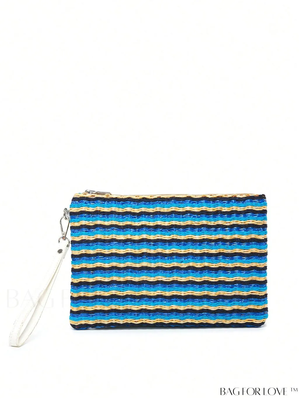 BagForLove - Striped Colorblock Straw Bag: Chic and Stylish!