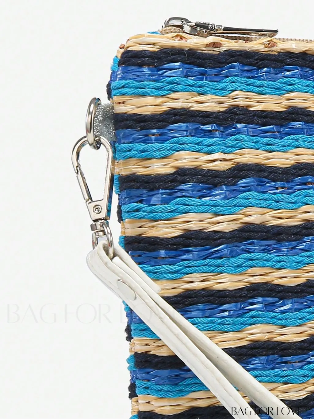 BagForLove - Striped Colorblock Straw Bag: Chic and Stylish!