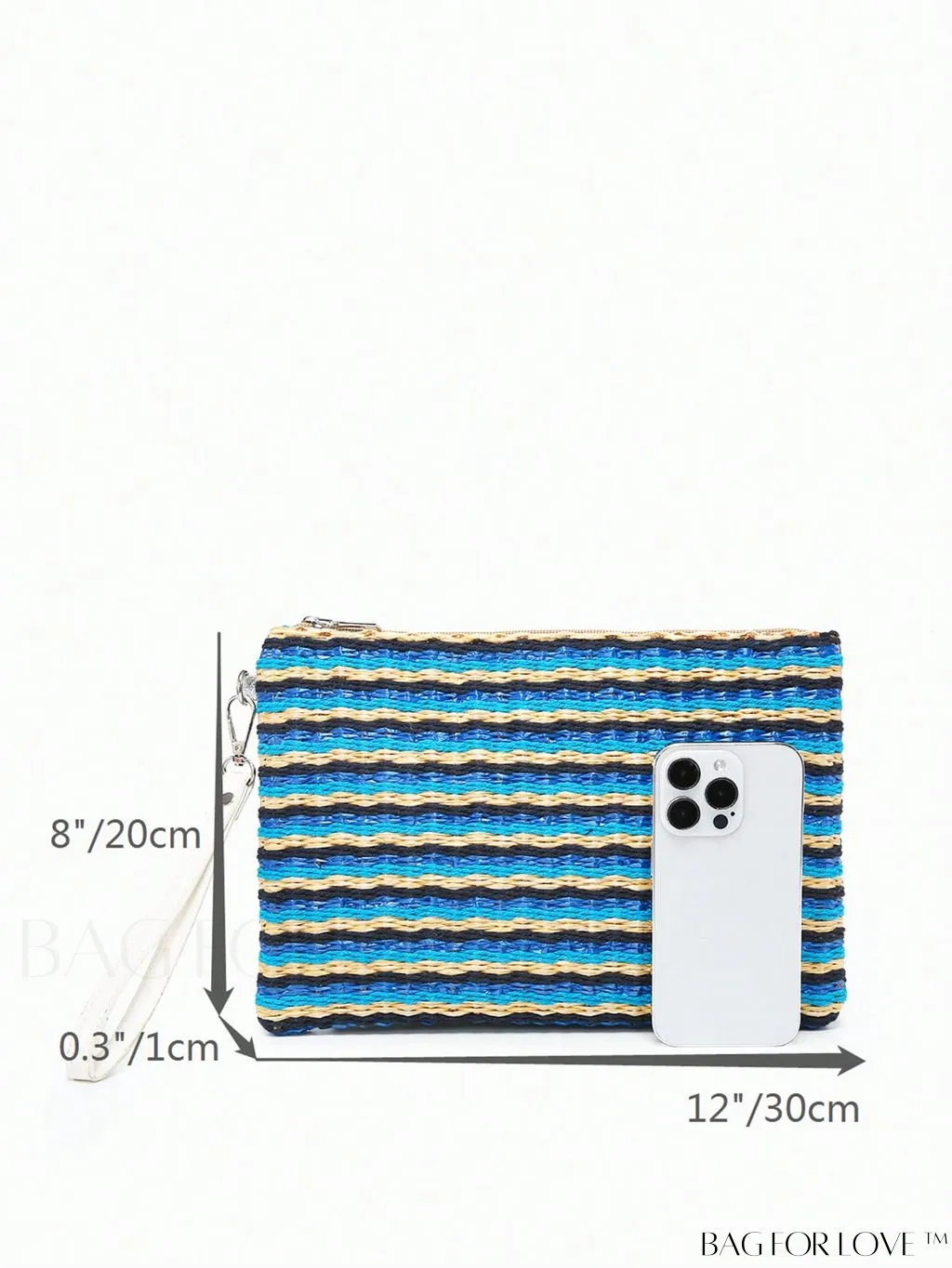 BagForLove - Striped Colorblock Straw Bag: Chic and Stylish!