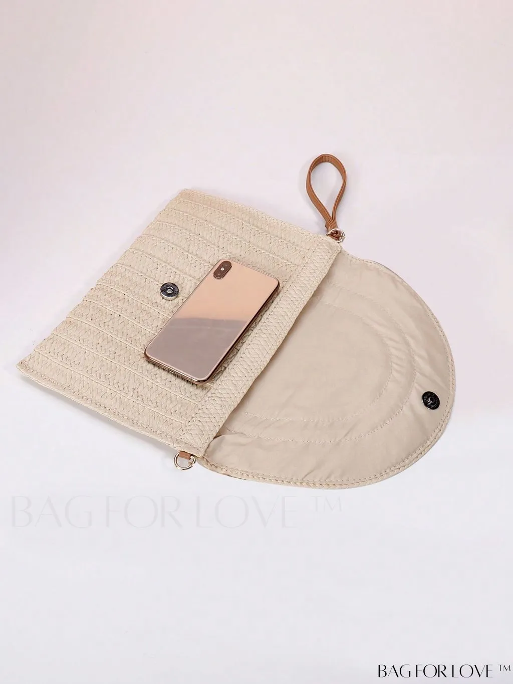 BagForLove - Summer Vacation Essential: Stylish Color Block Straw Bag with Fringe Trim