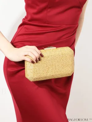 BagForLove - Versatile Woven Box Bag - Crossbody & Clutch