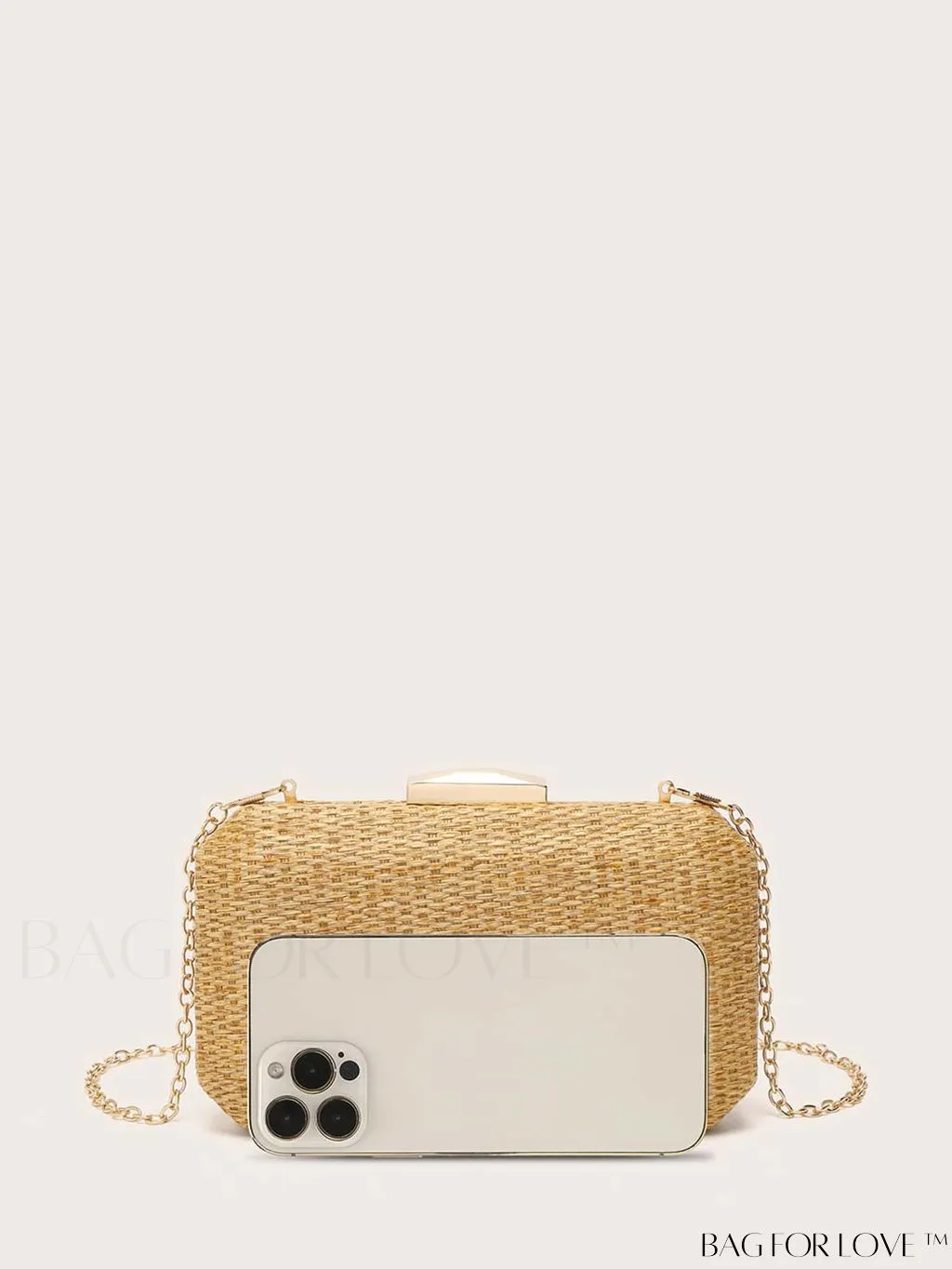 BagForLove - Woven Crossbody Box Bag: Conveniently Versatile for Handheld or Crossbody Style