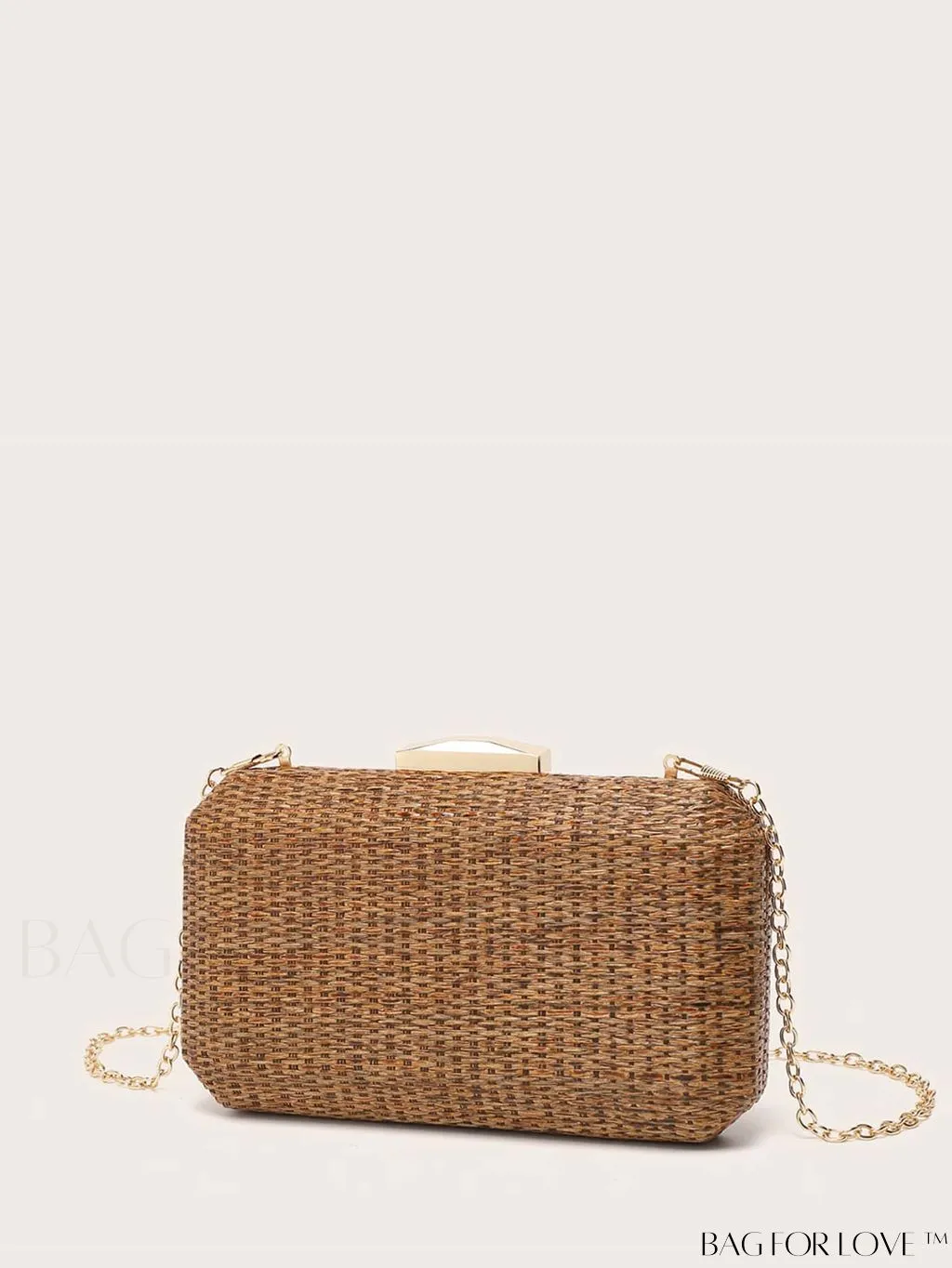 BagForLove - Woven Crossbody Box Bag: Conveniently Versatile for Handheld or Crossbody Style
