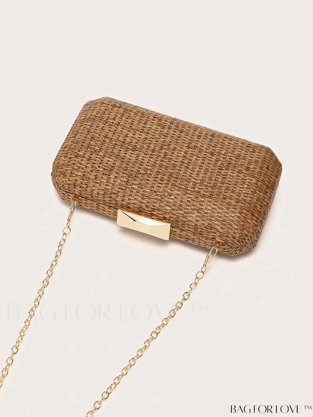 BagForLove - Woven Crossbody Box Bag: Conveniently Versatile for Handheld or Crossbody Style