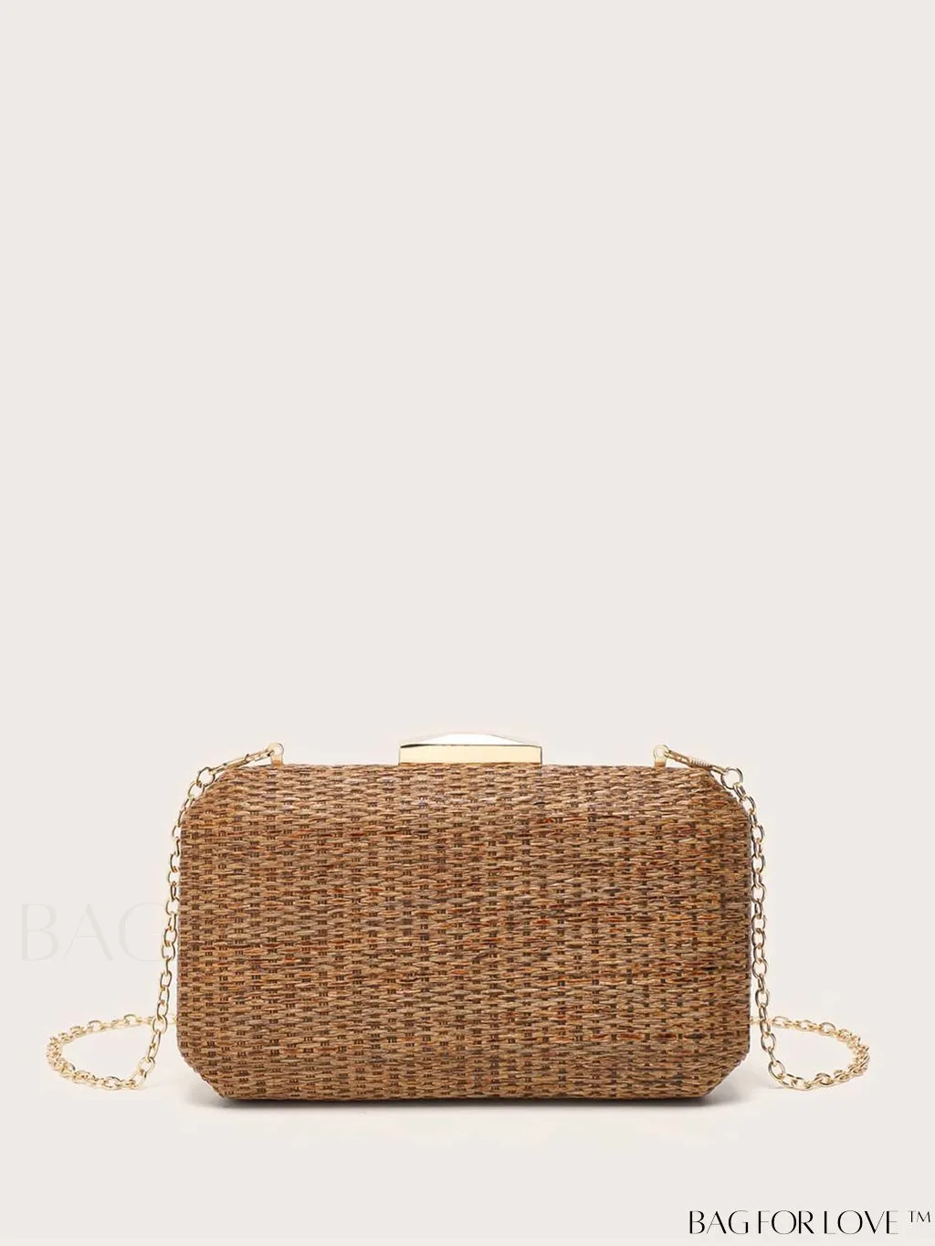 BagForLove - Woven Crossbody Box Bag: Conveniently Versatile for Handheld or Crossbody Style