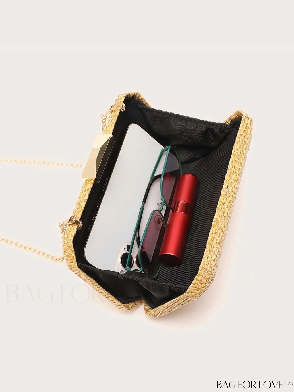 BagForLove - Woven Crossbody Box Bag: Conveniently Versatile for Handheld or Crossbody Style