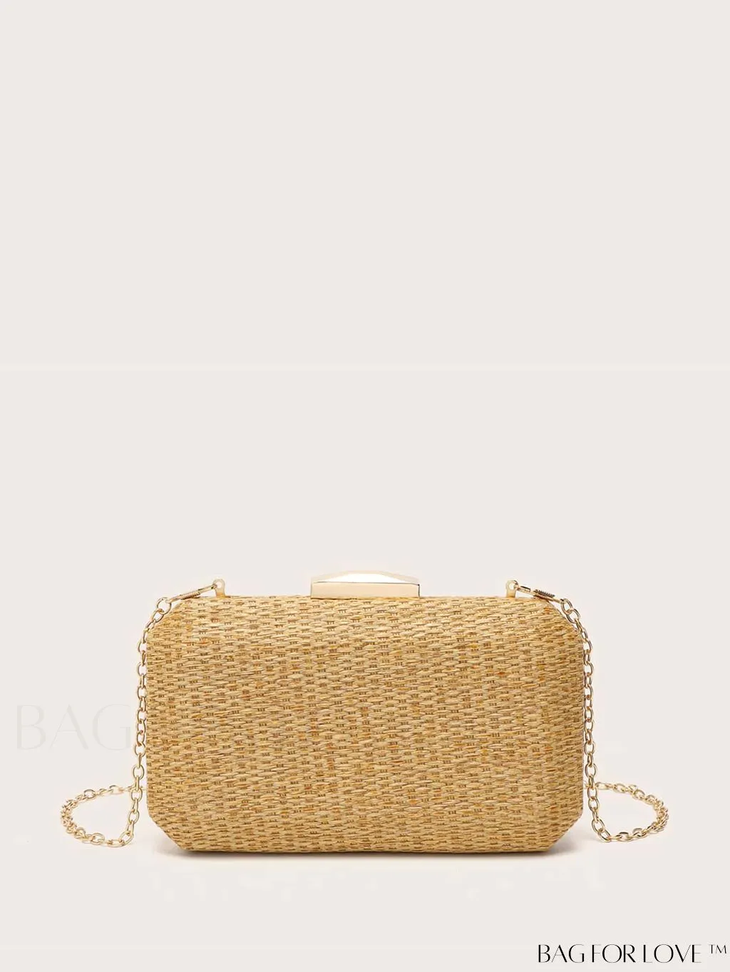 BagForLove - Woven Crossbody Box Bag: Conveniently Versatile for Handheld or Crossbody Style