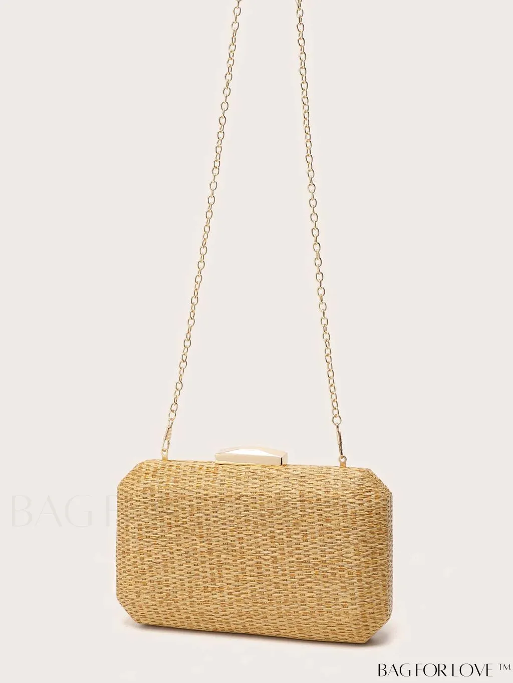 BagForLove - Woven Crossbody Box Bag: Conveniently Versatile for Handheld or Crossbody Style