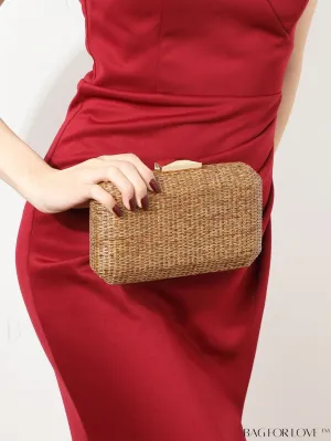 BagForLove - Woven Crossbody Box Bag: Conveniently Versatile for Handheld or Crossbody Style