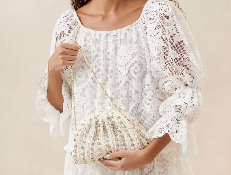 Bailey Crystal Dome Clutch