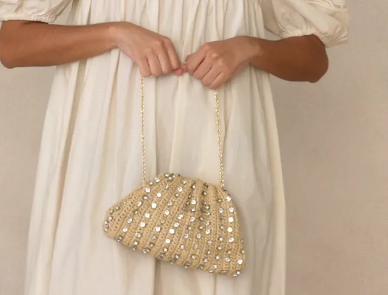 Bailey Crystal Dome Clutch