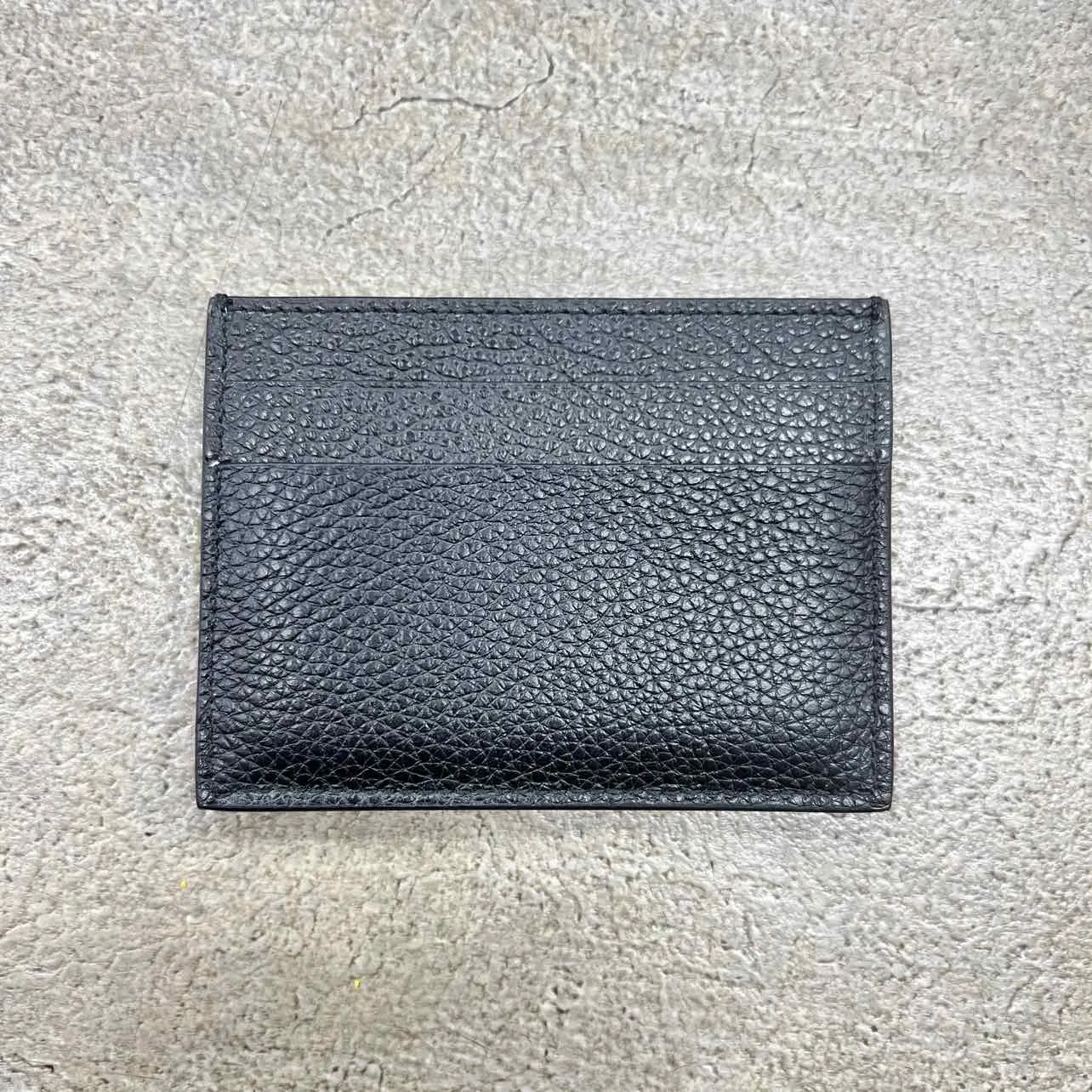 Balenciaga Card Holder "SMOOTH LEATHER" New Black Size OS