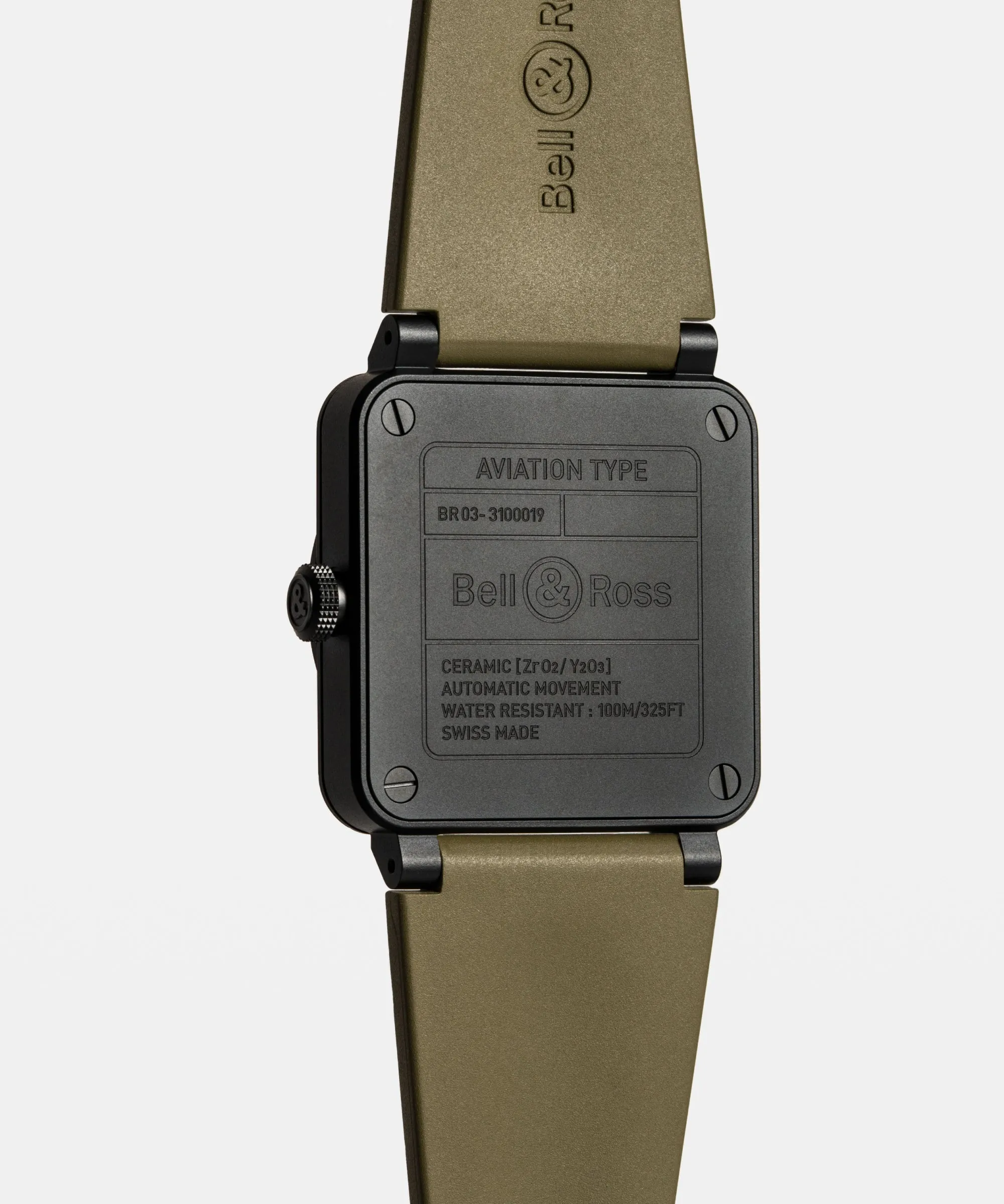 Bell & Ross BR 03 Military Ceramic BR03A-MIL-CE/SRB
