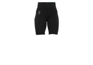 Black Essentials Long Shorts with Thigh Pockets