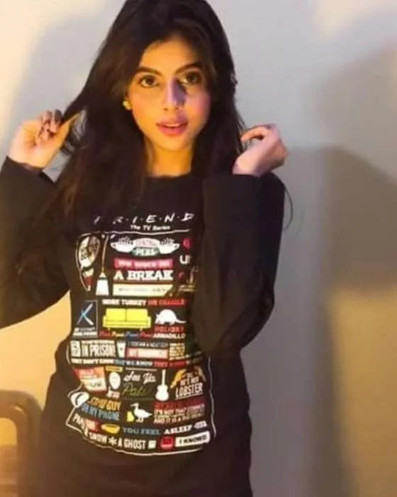 Black Fleece Friends Printed Sweatshirt For Women