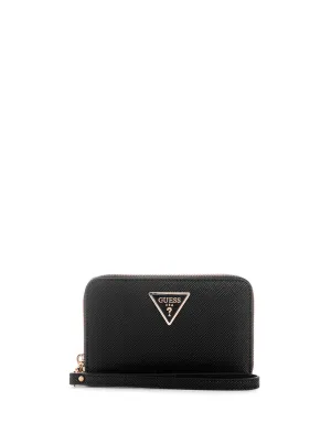 Black Laurel Medium Wallet