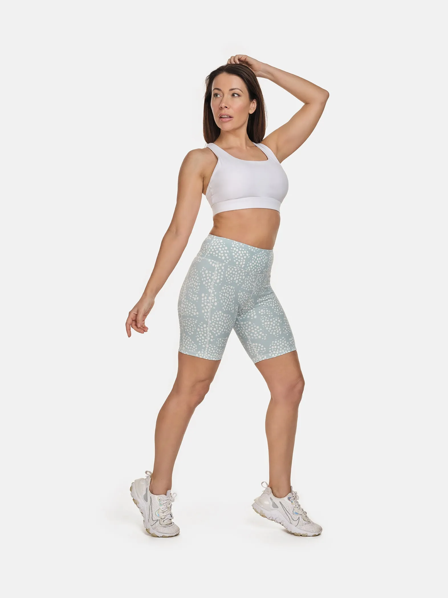 Blue Dotty Cycling Shorts