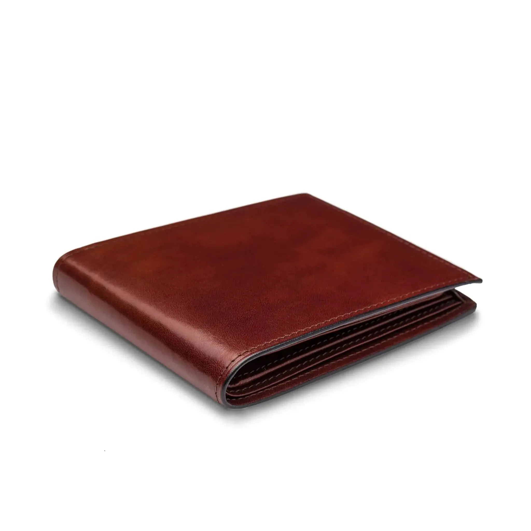 Bosca Old Leather Bifold Wallet with Card / ID Flap
