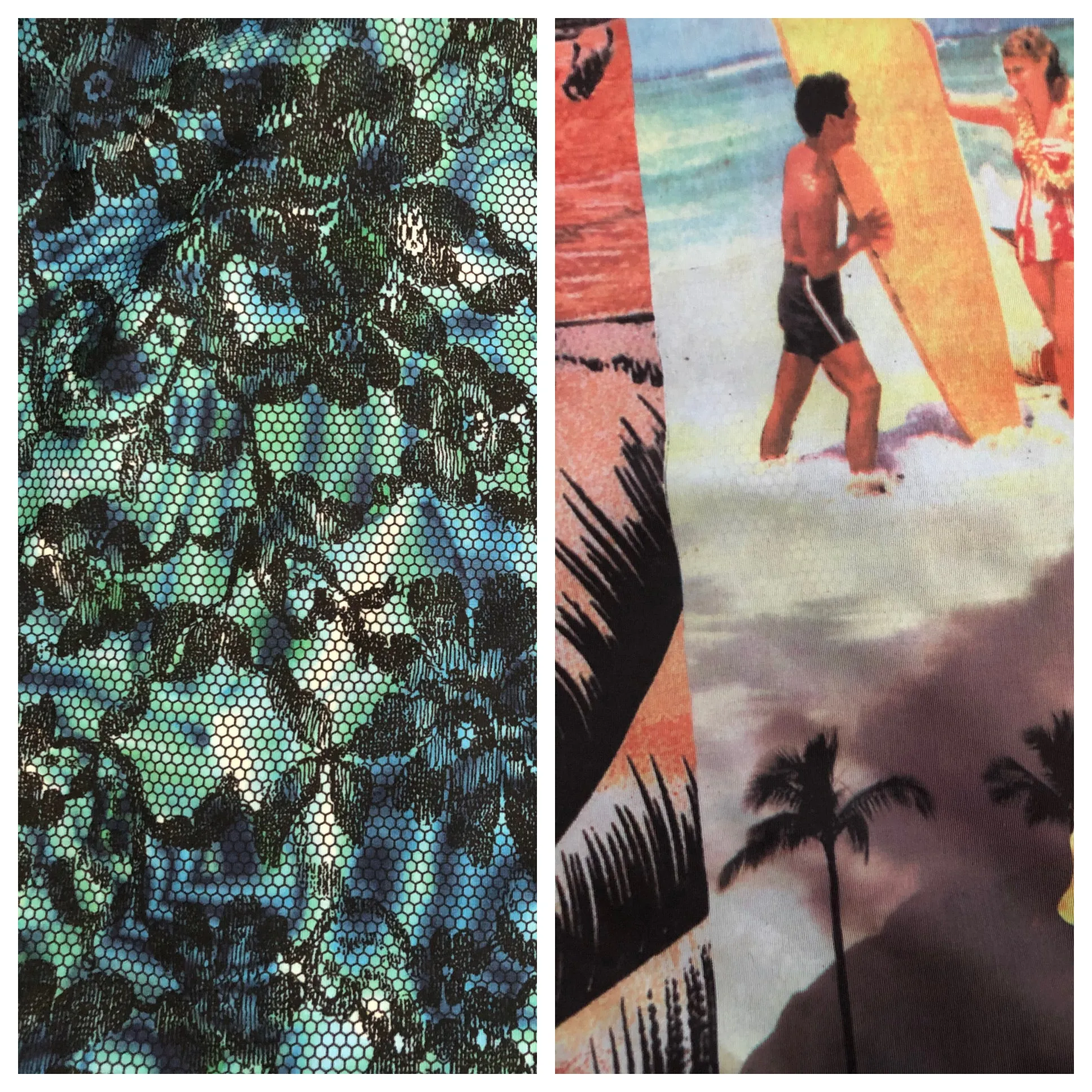BOY SHORTS BLUE LACE/1950’s HAWAII
