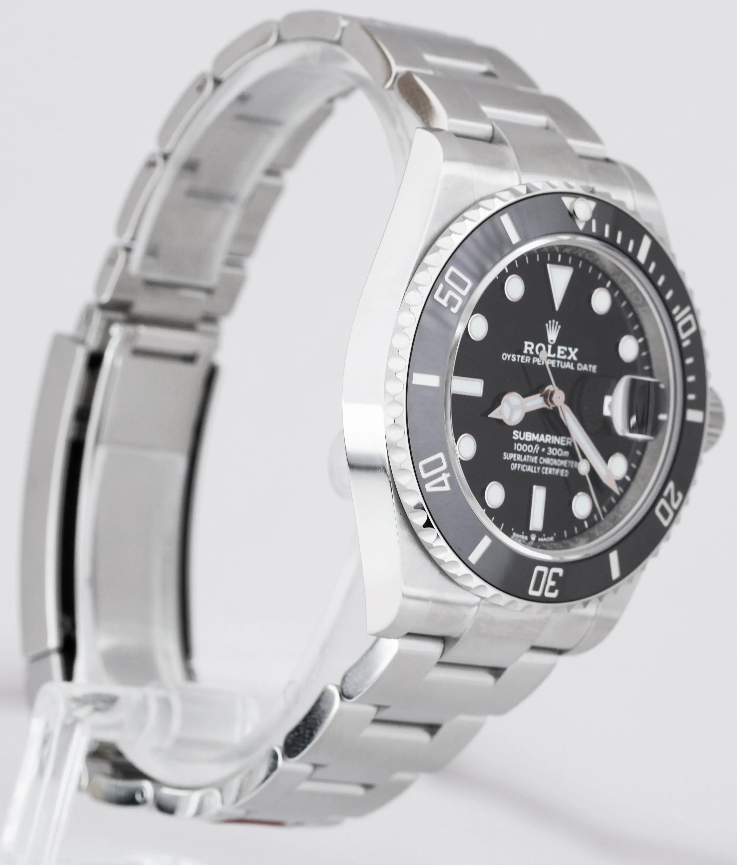 BRAND NEW 2020 CARD Rolex Submariner 41 Date Steel Black Ceramic Watch 126610 LN