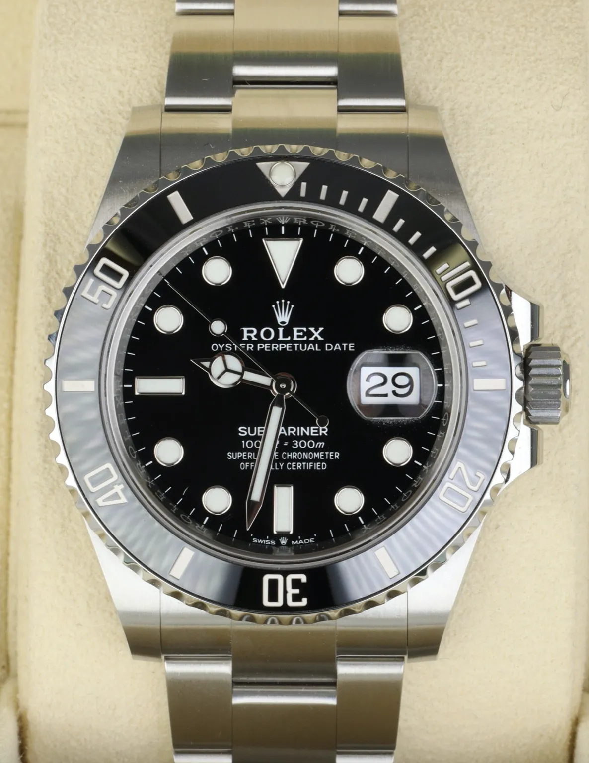BRAND NEW 2021 Rolex Submariner 41 Date Steel Black Ceramic Watch 126610 LN