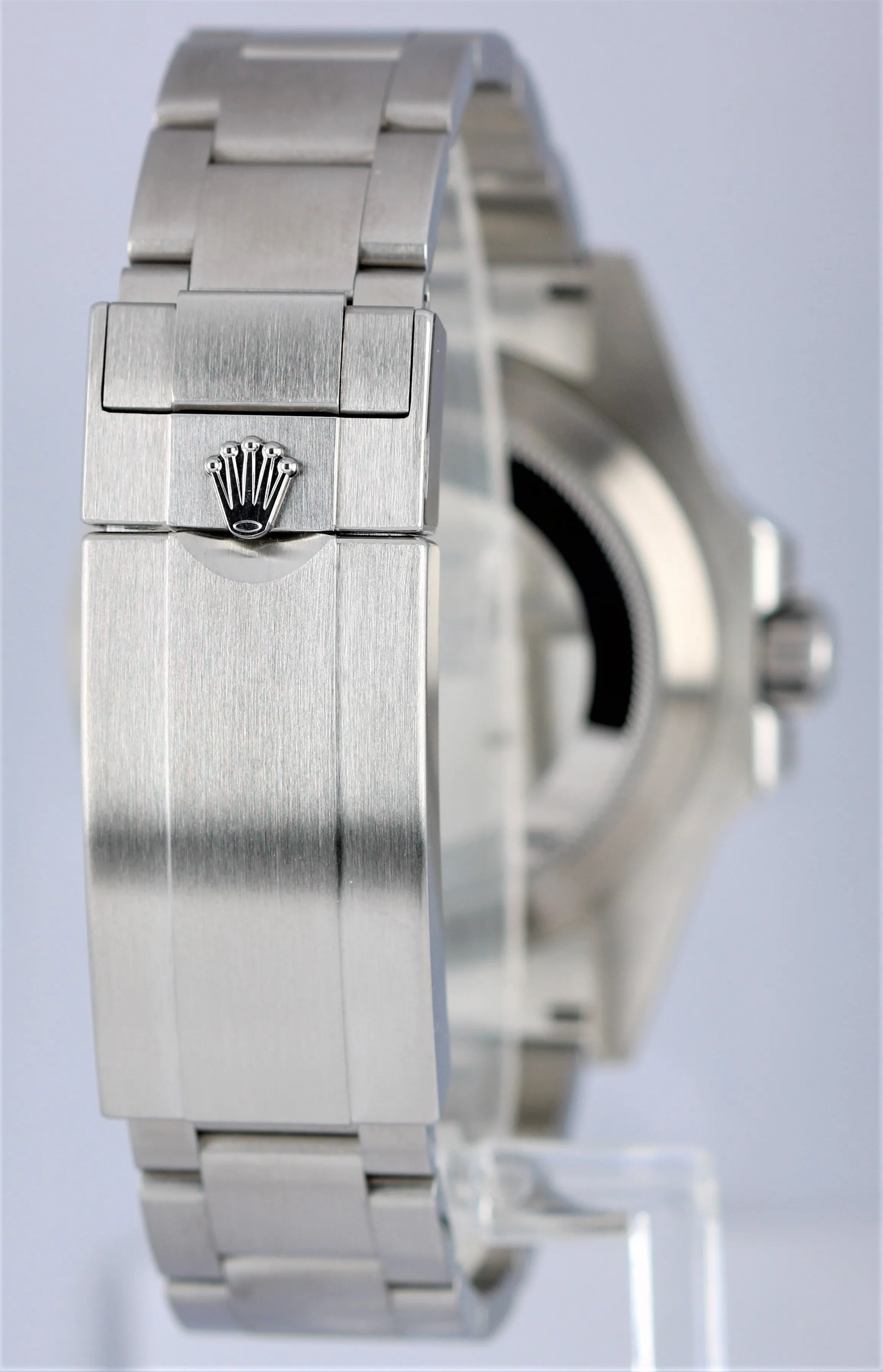 BRAND NEW 2021 Rolex Submariner 4mm No-Date Black Ceramic Steel 124060 Watch B&P