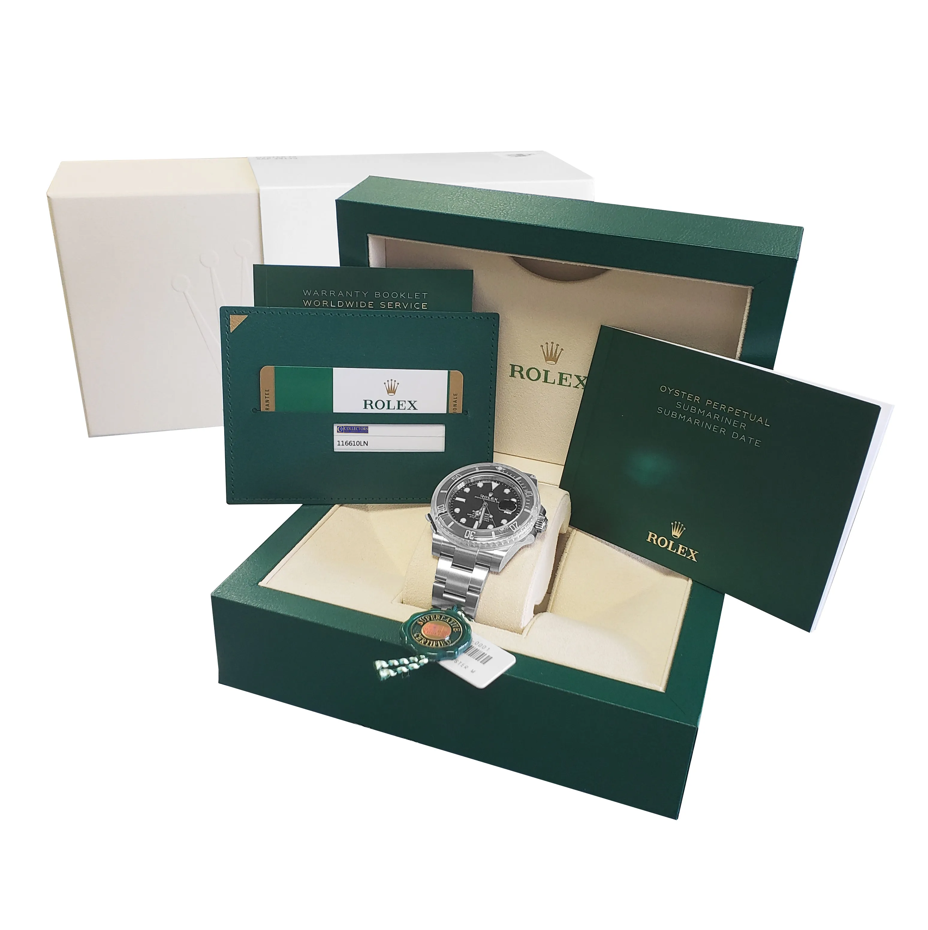BRAND NEW OCT 2019 Rolex Submariner Date 116610LN Stainless Black Ceramic Watch