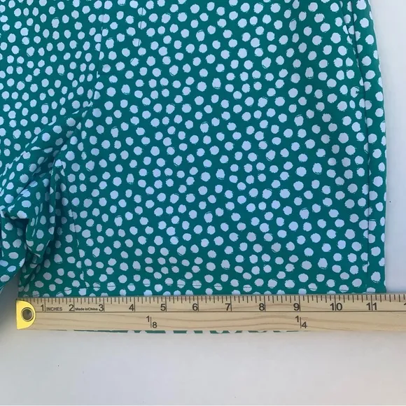Brand New SPANX 6” Sunshine Shorts Women’s Size S Polka dot Kelly Green 50213R