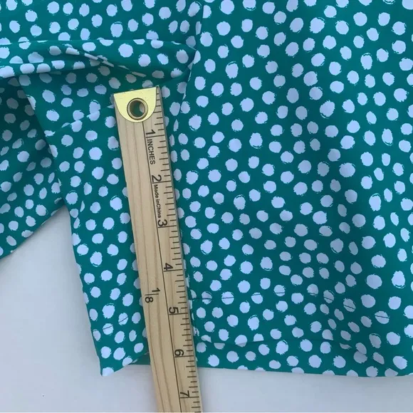 Brand New SPANX 6” Sunshine Shorts Women’s Size S Polka dot Kelly Green 50213R