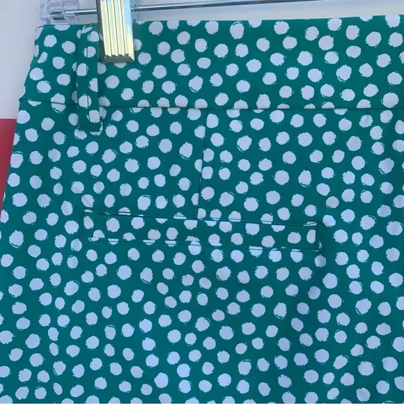 Brand New SPANX 6” Sunshine Shorts Women’s Size S Polka dot Kelly Green 50213R