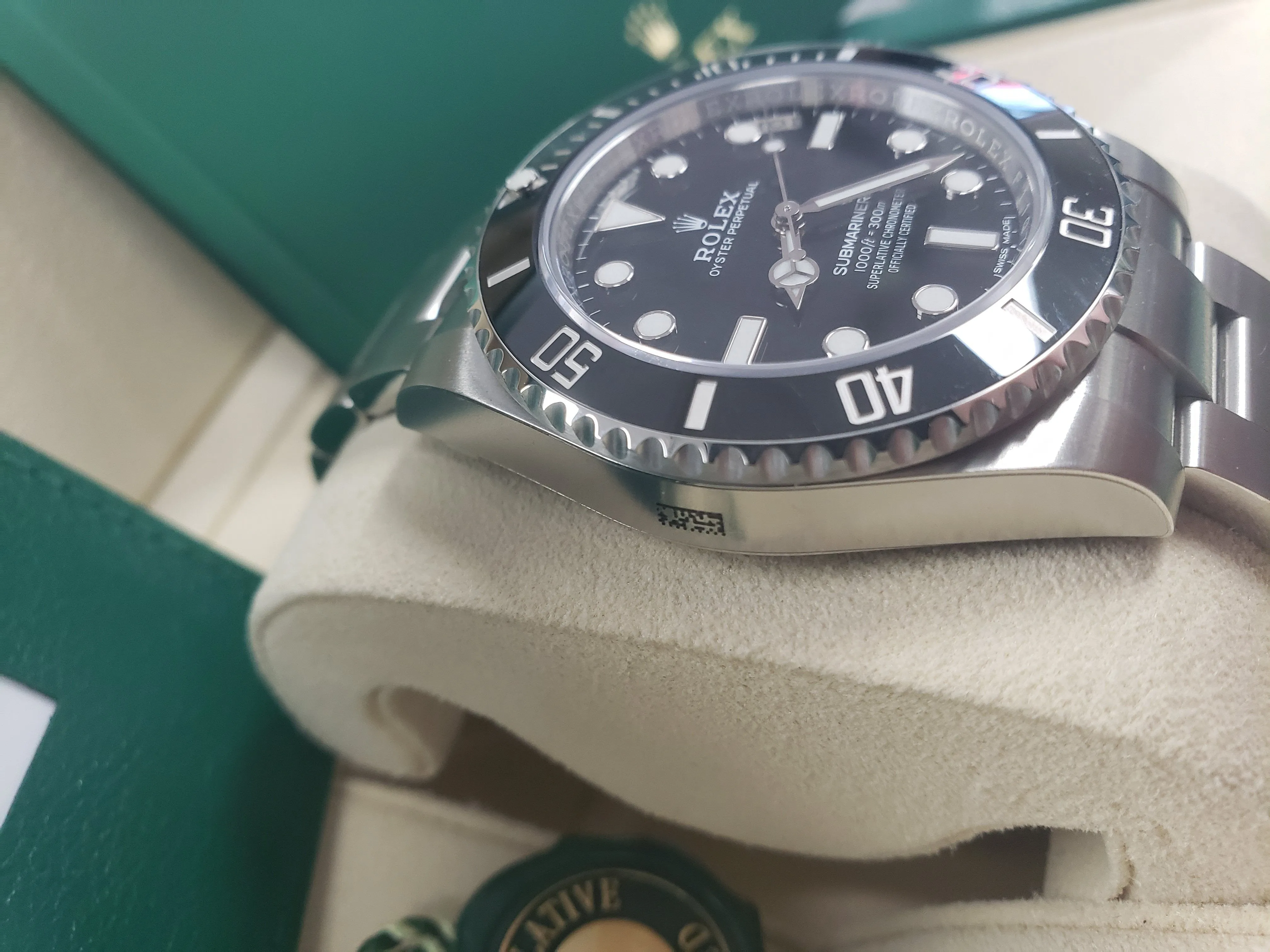BRAND NEW STICKERED Rolex Submariner No-Date Stainless Steel 40mm Watch 114060 N