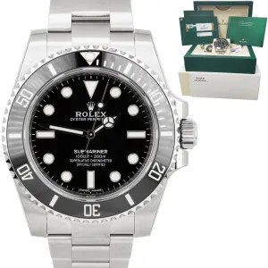 BRAND NEW STICKERED Rolex Submariner No-Date Stainless Steel 40mm Watch 114060 N