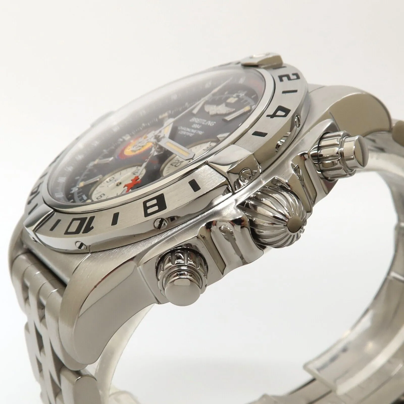 Breitling Chronomat GMT Black Dial 44MM Patrouille Swiss Limited Edition AB0420