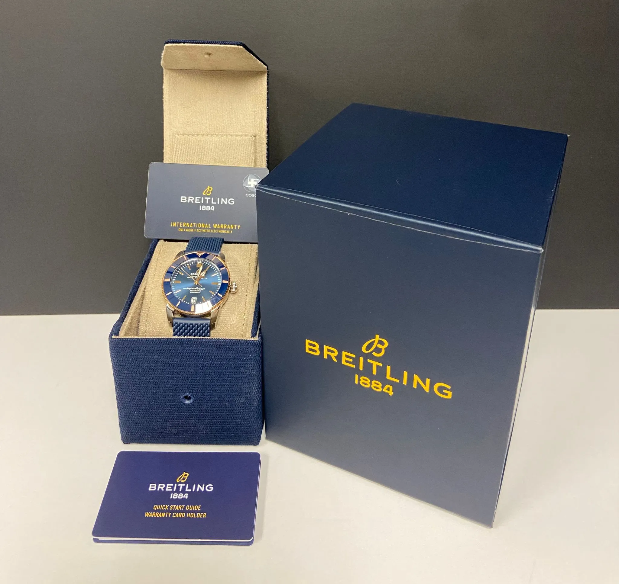 Breitling SUPEROCEAN HERITAGE B20  UB2010161C1S1 Blue Dial Automatic Men's Watch