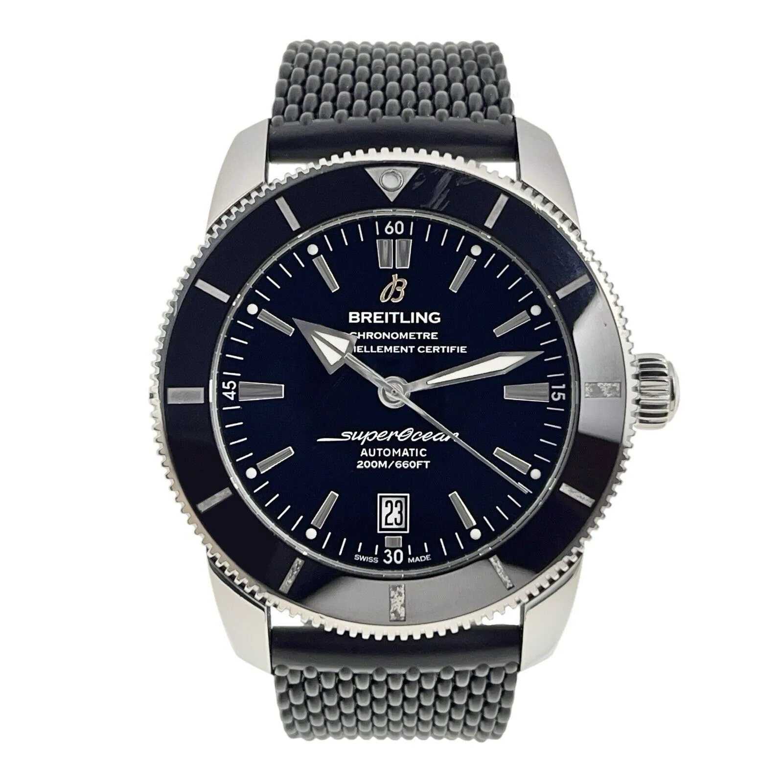 Breitling Superocean Heritage II Black Dial 46mm Automatic Men’s Watch AB2020