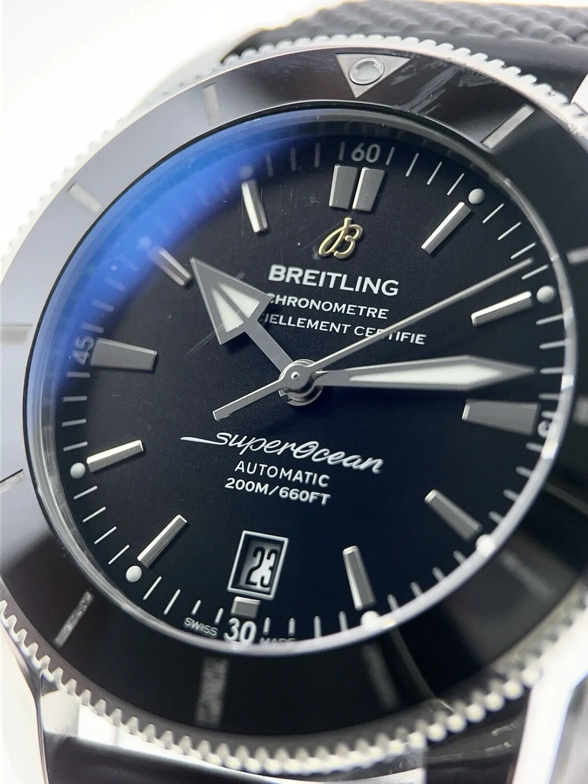 Breitling Superocean Heritage II Black Dial 46mm Automatic Men’s Watch AB2020