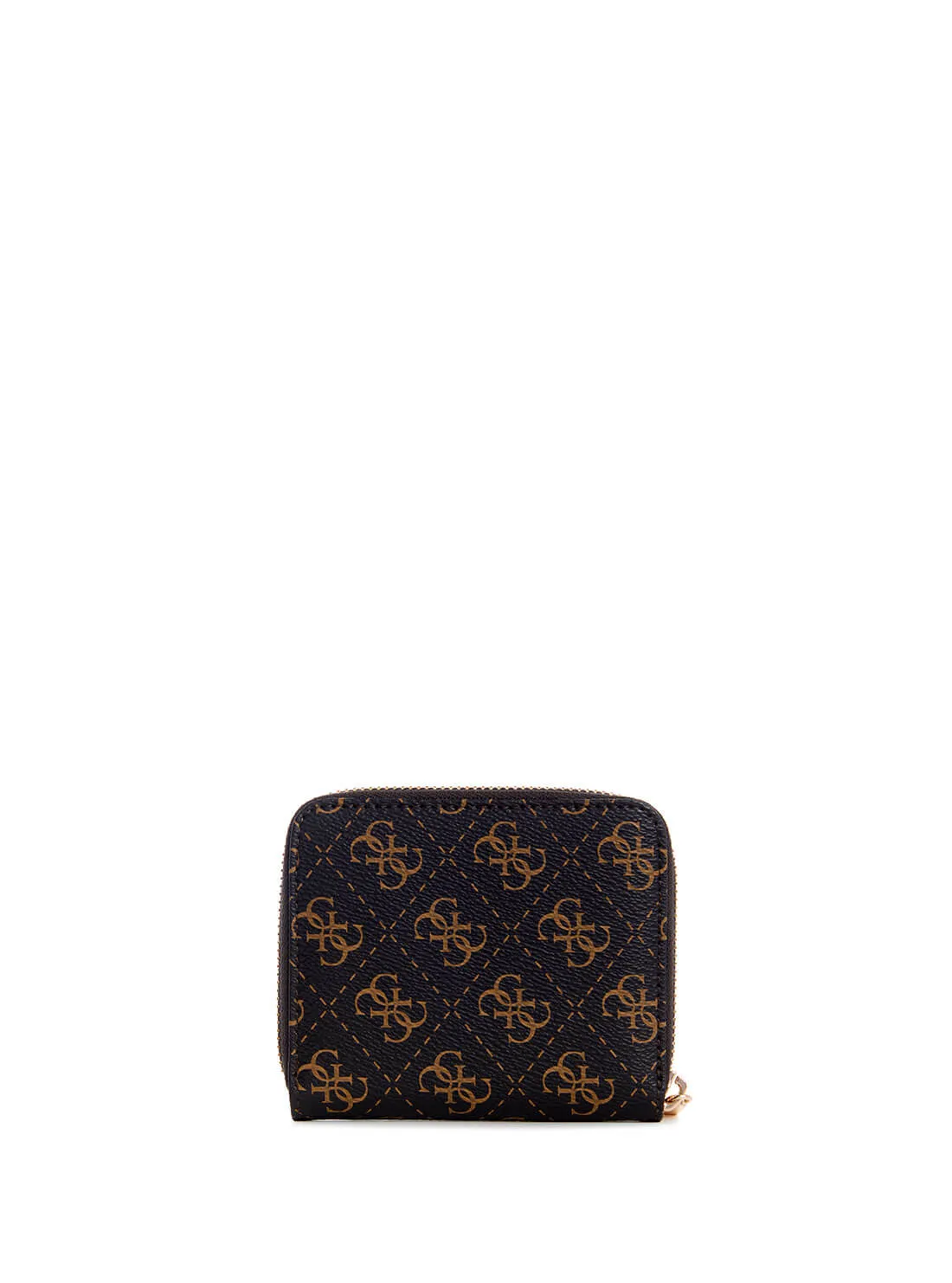 Brown Logo Laurel Small Wallet