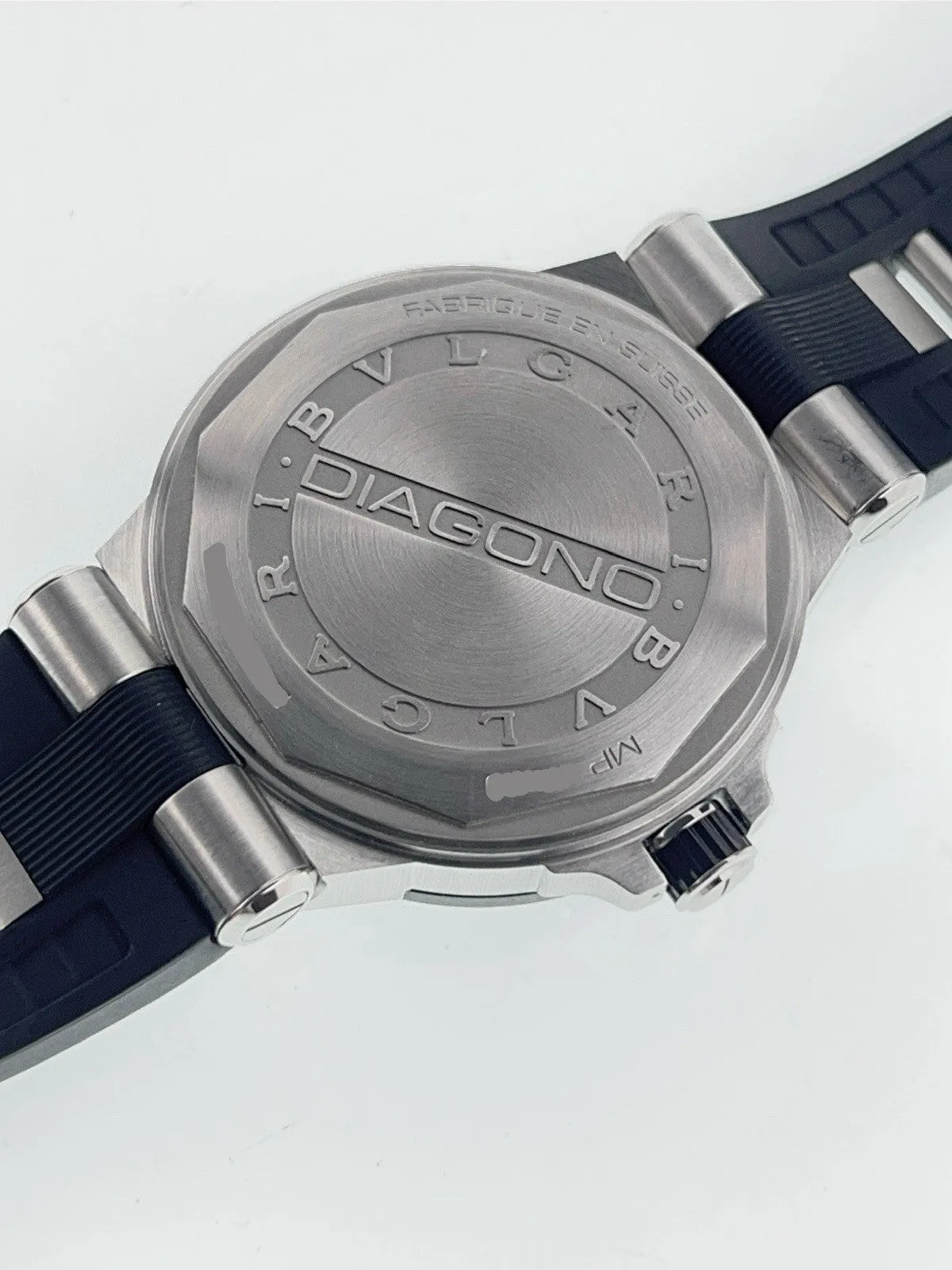 Bulgari Diagono Stainless Steel Black Dial 42mm Automatic Men’s Watch DG42SC